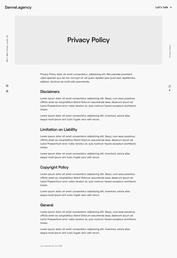 agency &mdash; privacy